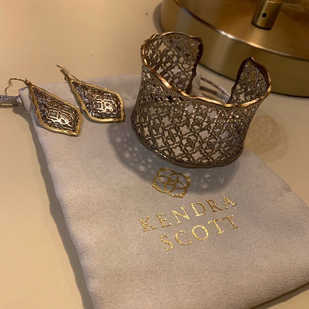 Kendra Scott Earring and Cuff set